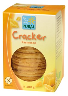 Pural Cracker parmezaan glutenvrij bio 100g - 4382